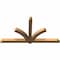 Ekena Millwork Redmond Timber Gable Bracket, Western Red Cedar, 108"W x 58"H x 5 1/2"D x 5 1/2"F, 13/12 Pitch GBW108X58X0606RED00SWR - alternate 5